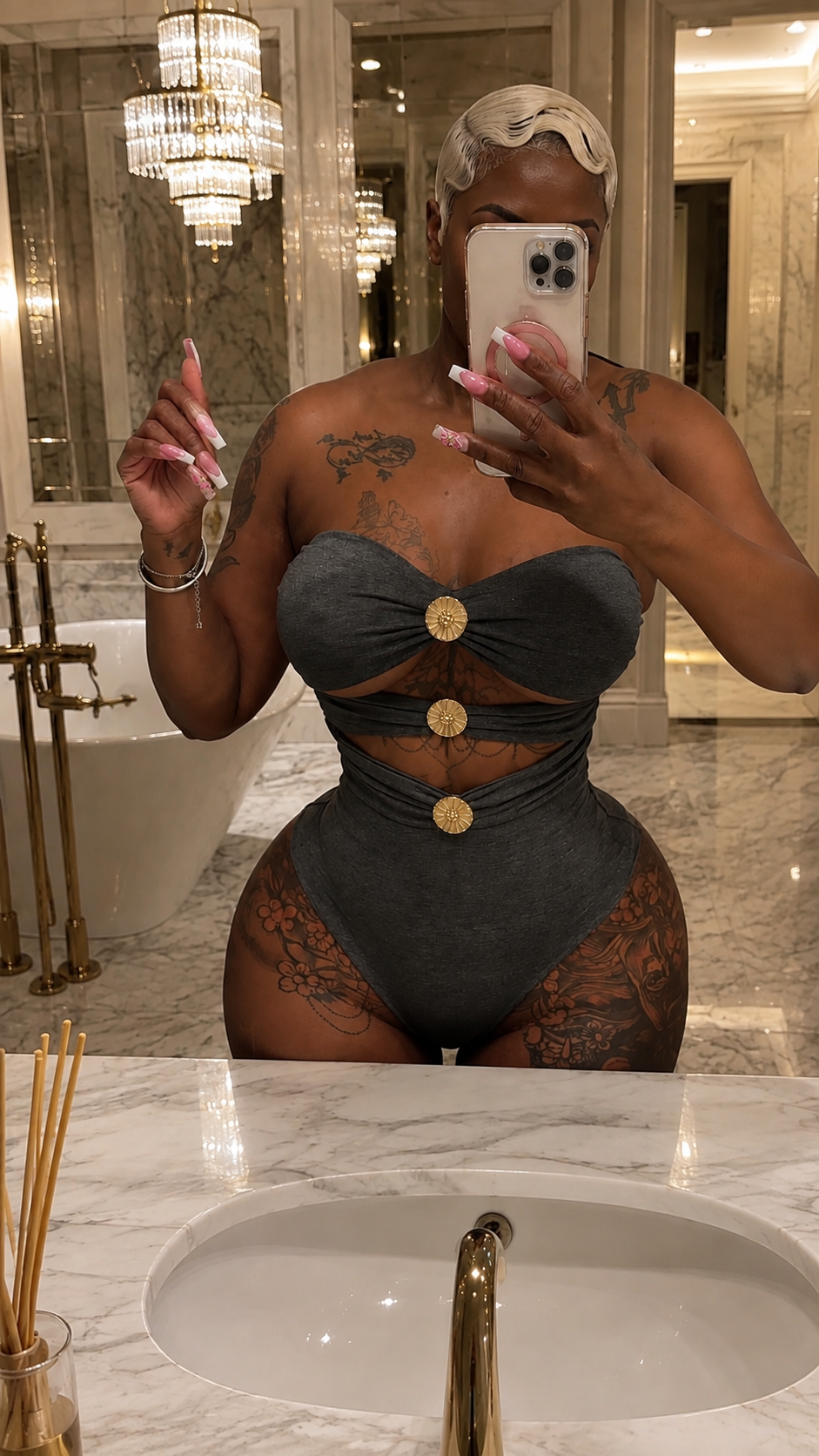 Golden Hour Cutout Bodysuit