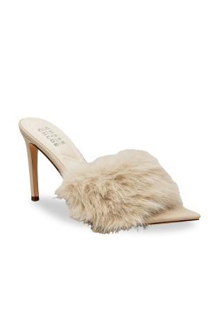 FUR BABY POINTED HEEL
