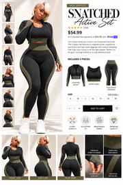 Snatched & Sculpted 3-Piece Set