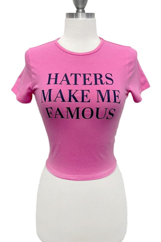 Haters Crop top