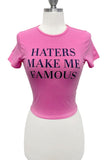 Haters Crop top