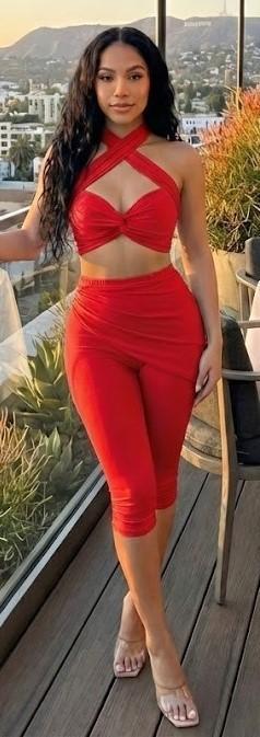 Diora Capri pant set