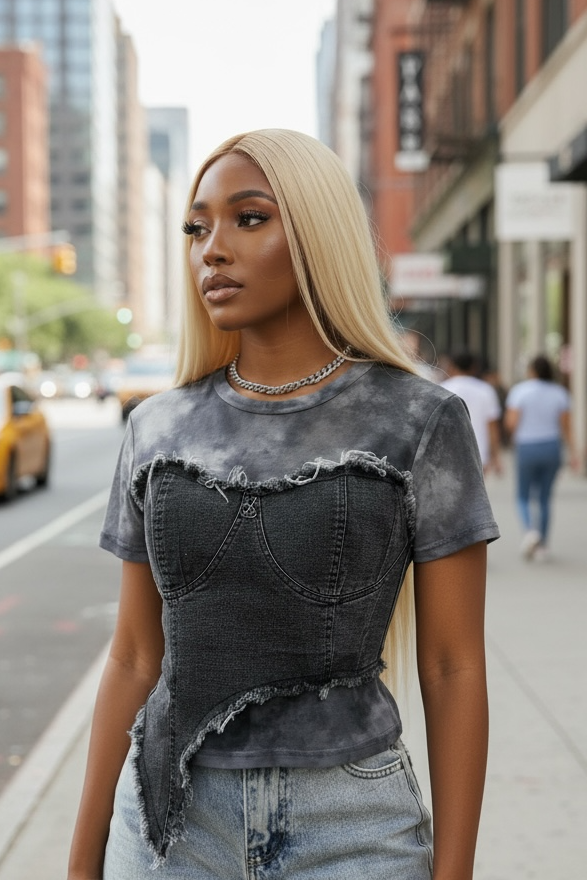 BROOKLYN BUSTIER TOP