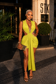 Obsessed With Me ruched cutout mini dress