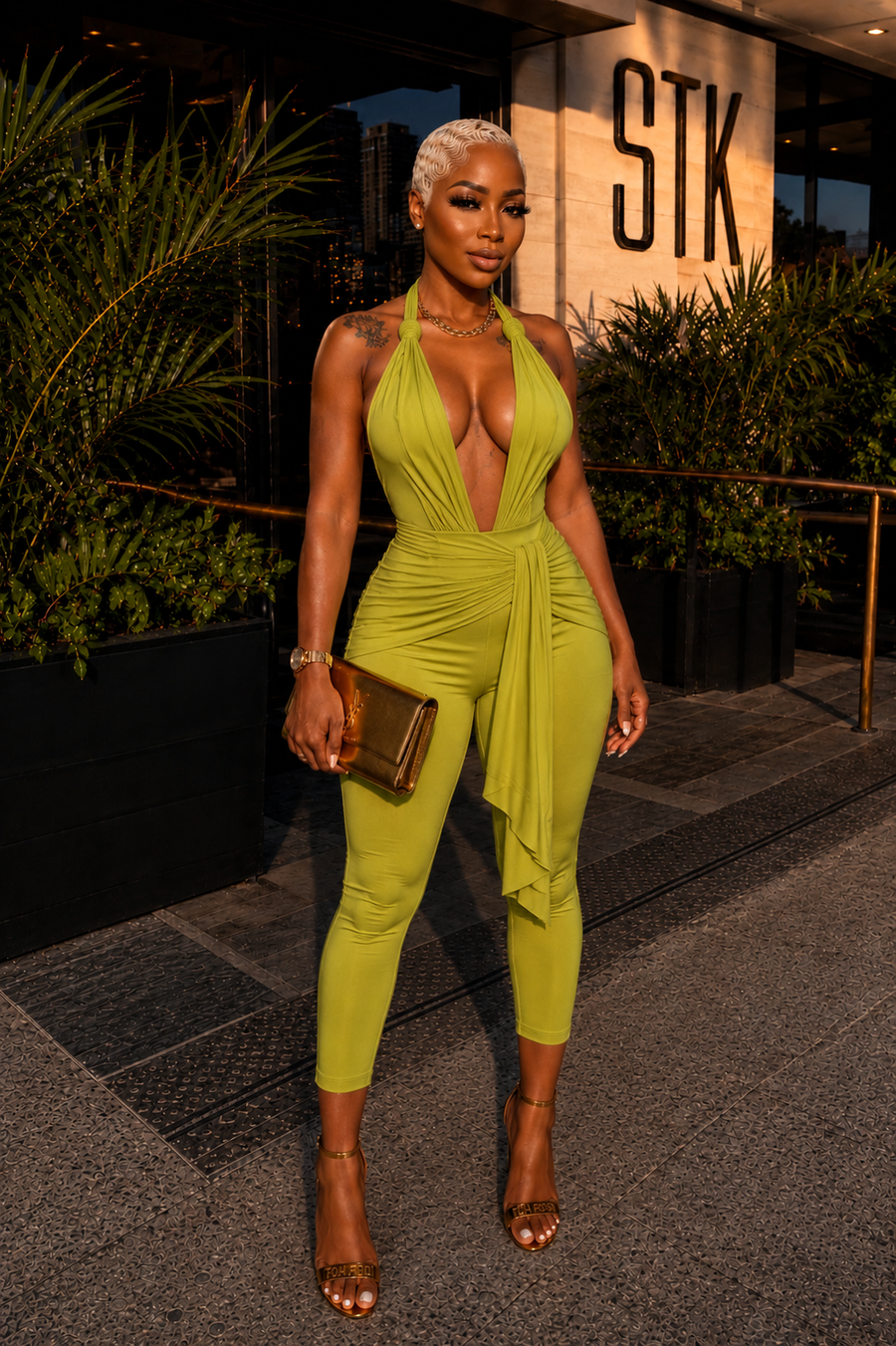 Deep Desire Halter Jumpsuit