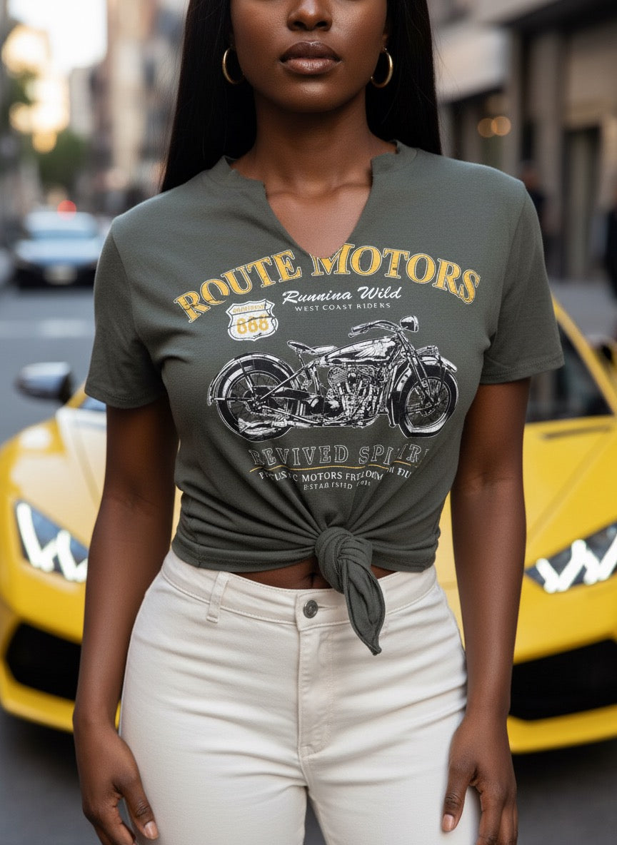 Motors Crop top