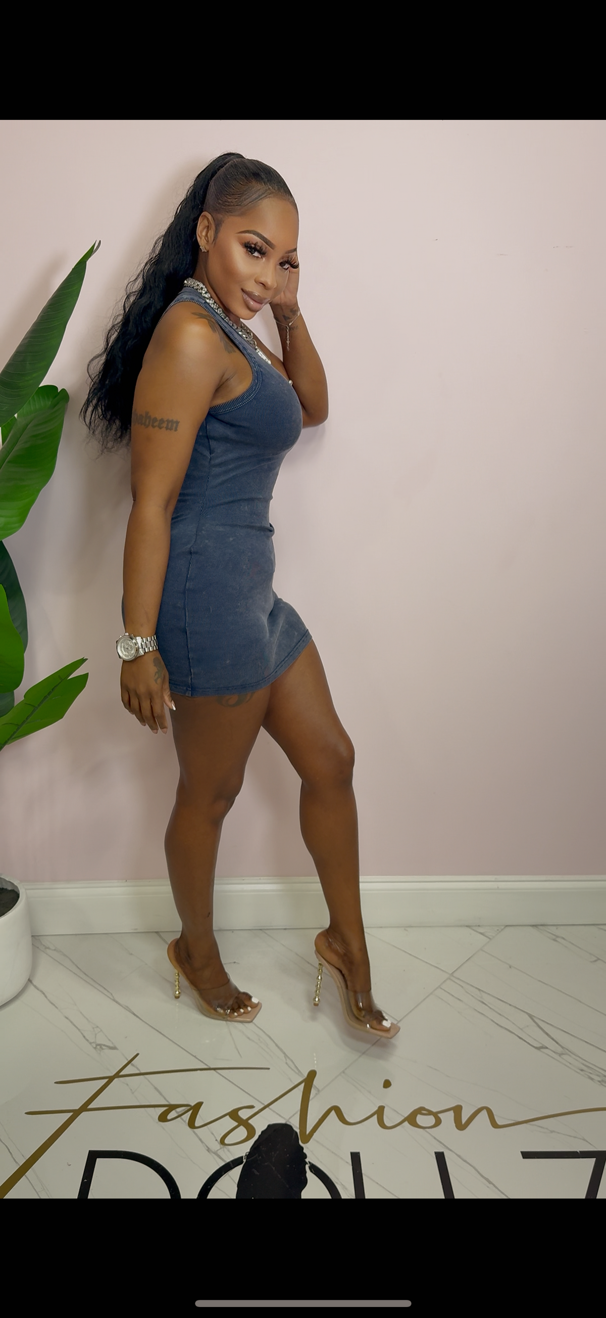 Denim Mini Dress