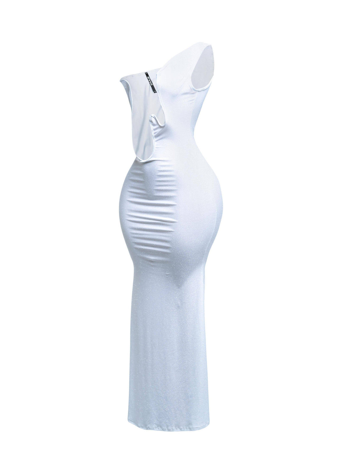 Pure Intentions Glitter Plunge Maxi Dress